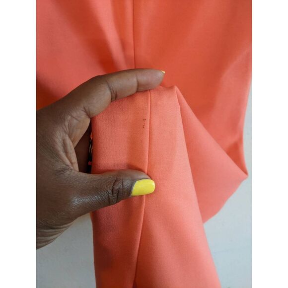 Aritzia Babaton Miguel Sheath Dress Womens Size 00 NWT Coral Beach Pink Peach - Picture 13 of 15